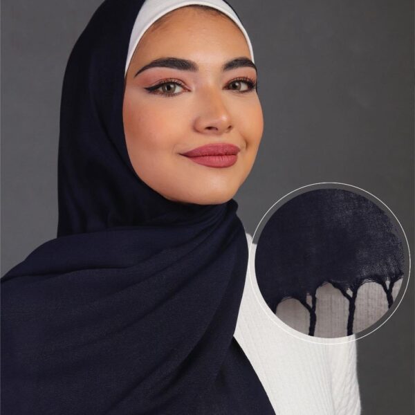 Pashmina hijab - Night blue