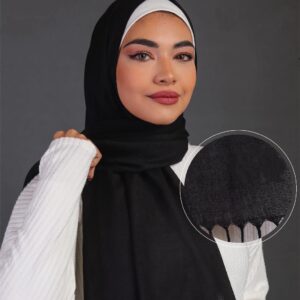 Pashmina hijab – Black