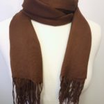 Pashmina hijab - brown chocolate