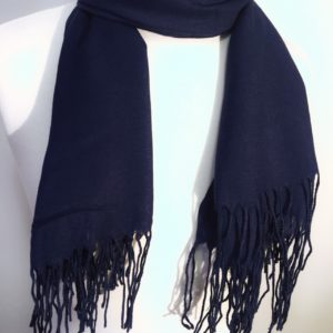 Pashmina hijab – Night blue