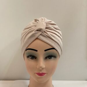 butterflie turban – Light beige