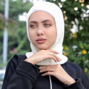 Knit Hijab – White