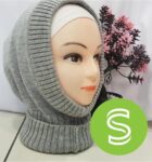 Knit hijab - Grey