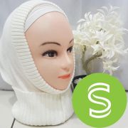 Knit Hijab – White